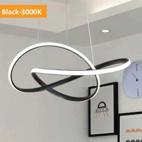 Suko LED Pendant Light 3000k/5000k in Black